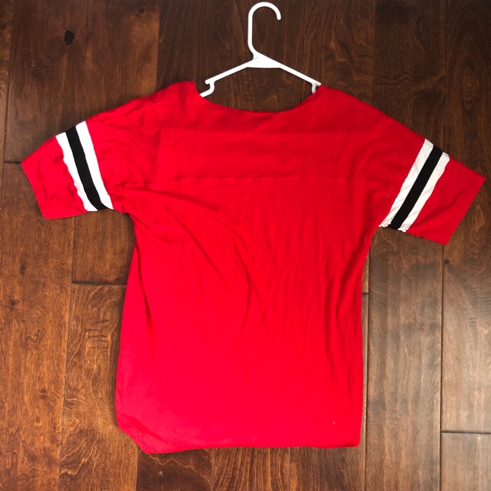 Red Baseball Tee - Picture 2 of 2